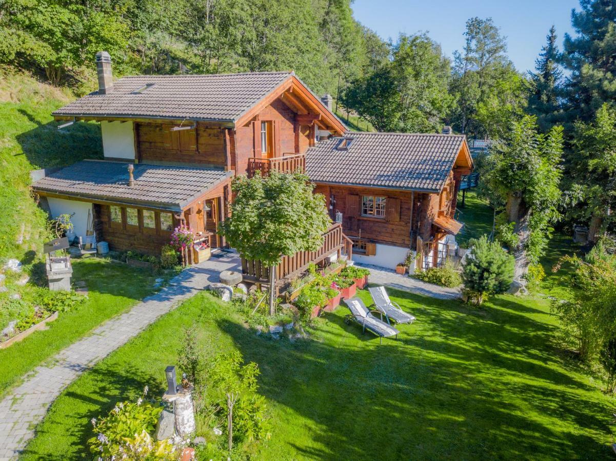 Chalet Les Rindes Nendaz Bagian luar foto
