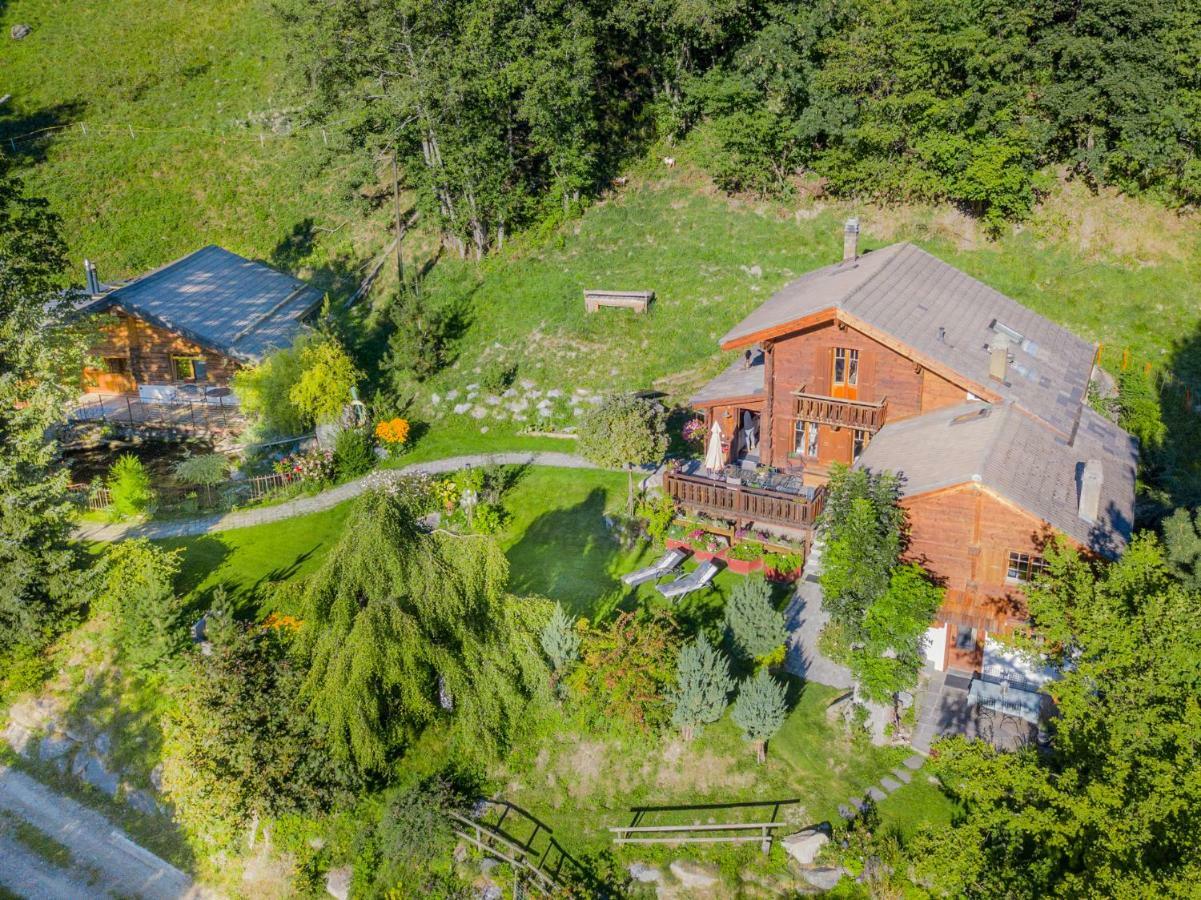 Chalet Les Rindes Nendaz Bagian luar foto